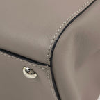 Fendi Handbag 2-Way Flower Leather Greige — view 3