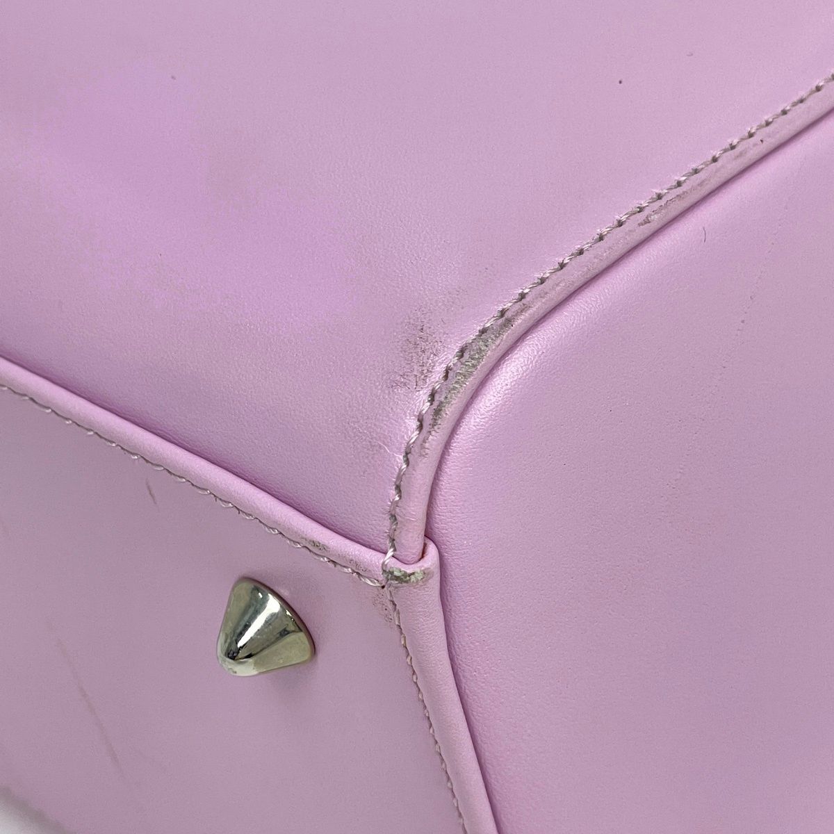 Dior Lady Handbag 2-Way Cannage Leather Pink — view 3
