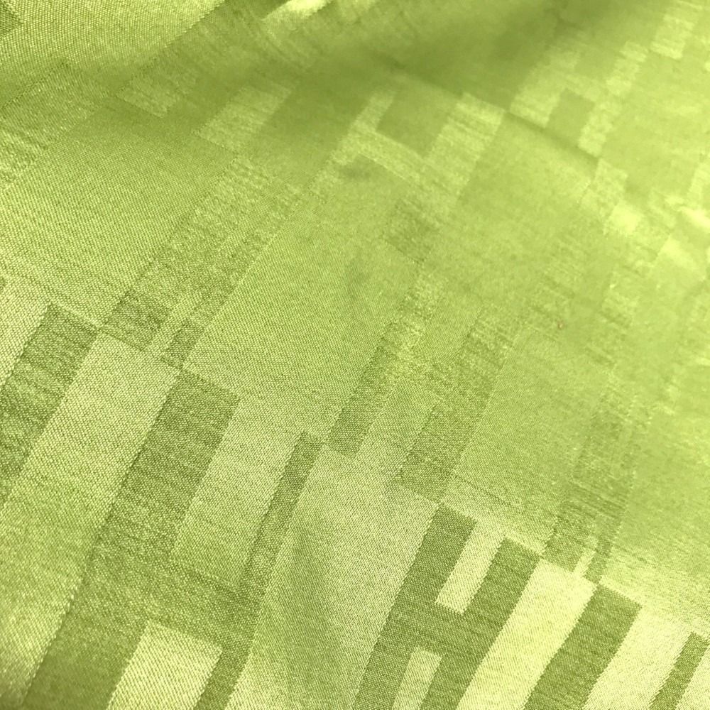 Hermes Shawl H Logo Silk Green Scarf — view 7