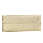 Louis Vuitton Tote Bag Monogram Empreinte On The Go PM Cream Leather Cowhide — view 5
