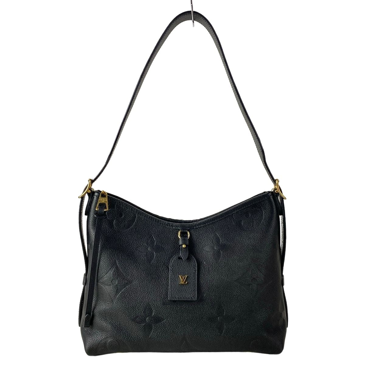 Louis Vuitton Shoulder Bag Monogram Empreinte Carry All Zip NMPM Noir Leather