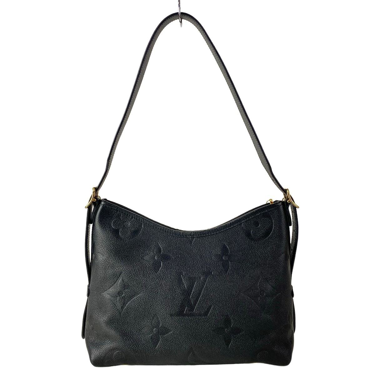 Louis Vuitton Shoulder Bag Monogram Empreinte Carry All Zip NMPM Noir Leather — view 3