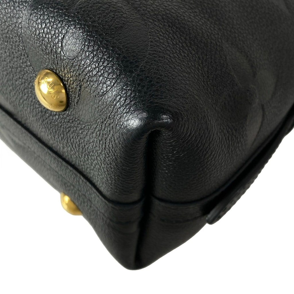 Louis Vuitton Shoulder Bag Monogram Empreinte Carry All Zip NMPM Noir Leather — view 8