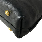 Louis Vuitton Shoulder Bag Monogram Empreinte Carry All Zip NMPM Noir Leather — view 8