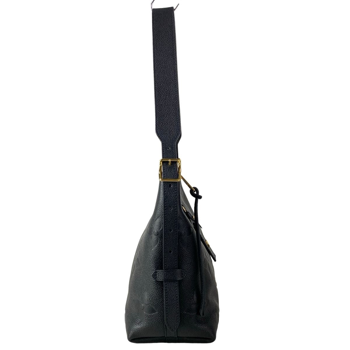 Louis Vuitton Shoulder Bag Monogram Empreinte Carry All Zip NMPM Noir Leather — view 2