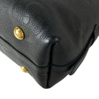 Louis Vuitton Shoulder Bag Monogram Empreinte Carry All Zip NMPM Noir Leather — view 6