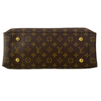 Louis Vuitton Tote Bag Monogram Flower Noir Leather — view 5