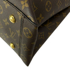 Louis Vuitton Tote Bag Monogram Flower Noir Leather — view 6