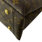 Louis Vuitton Tote Bag Monogram Flower Noir Leather — view 8