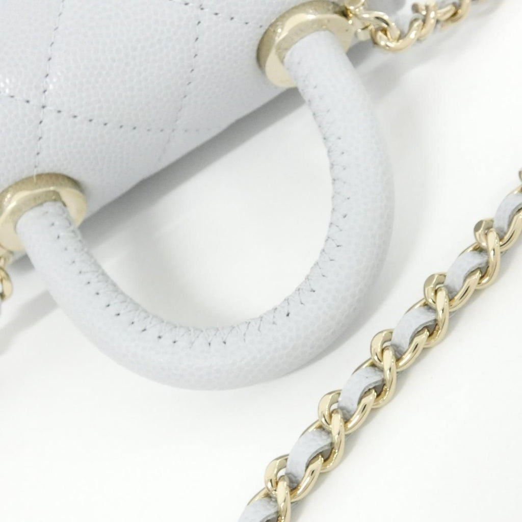 Chanel Chain Clutch Blue — view 5
