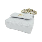 Chanel Chain Clutch Blue — view 3