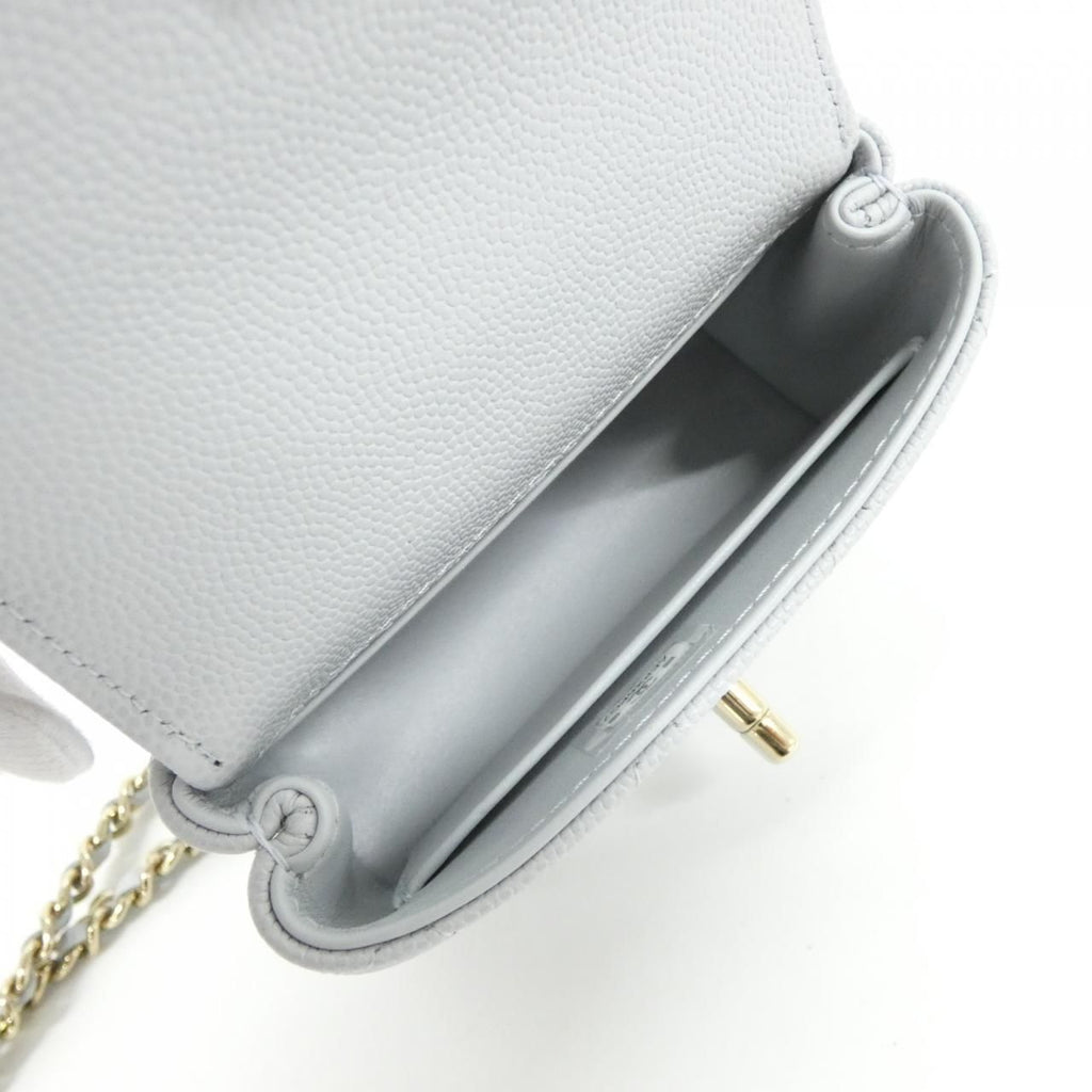 Chanel Chain Clutch Blue — view 6