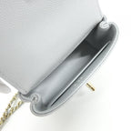 Chanel Chain Clutch Blue — view 6