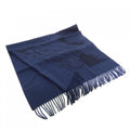 Hermes Stole Scarf Navy