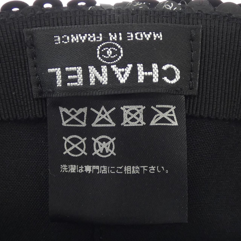 Chanel No 5 Sequin Cap Hat — view 3