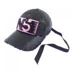 Chanel No 5 Sequin Cap Hat
