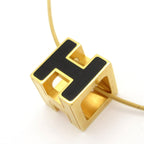 Hermes Necklace Cage D'h Gold — view 3