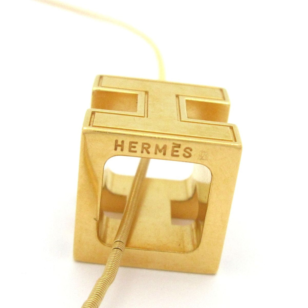 Hermes Necklace Cage D'h Gold — view 5