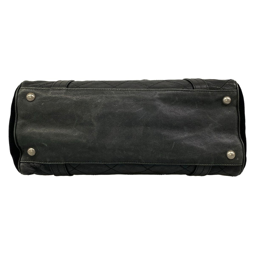 Chanel Shoulder Bag Quilted 2.55 Black Vintage Silver — view 5