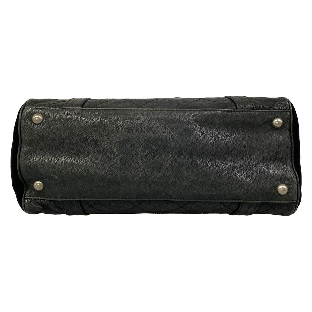 Chanel Shoulder Bag Quilted 2.55 Black Vintage Silver — view 5