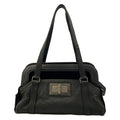 Chanel Shoulder Bag Quilted 2.55 Black Vintage Silver