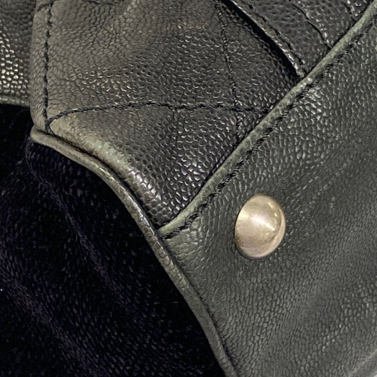 Chanel Shoulder Bag Quilted 2.55 Black Vintage Silver — view 6