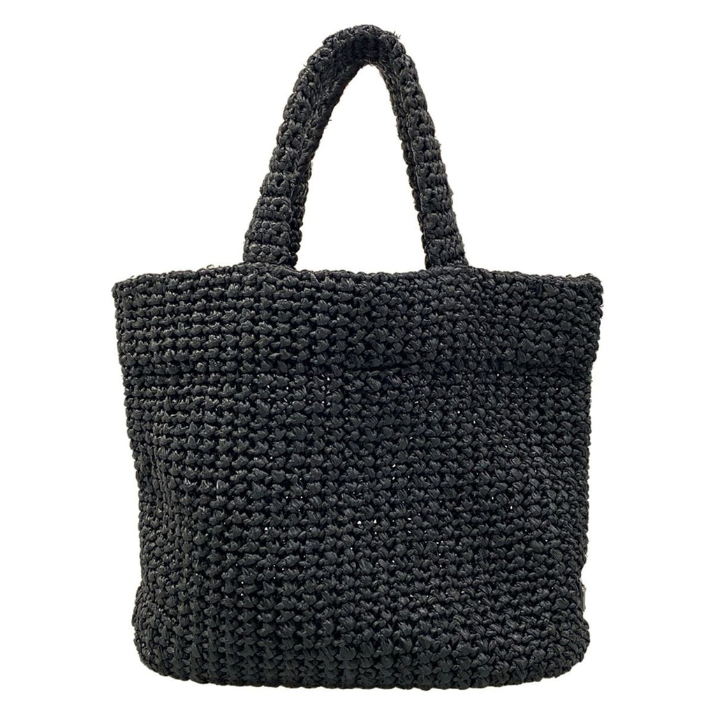 Prada Tote Bag Small Clochette Black White Basket — view 3