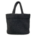 Prada Tote Bag Small Clochette Black White Basket — view 3