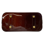 Louis Vuitton Handbag Monogram Vernis Alma PM Amarante Leather — view 5