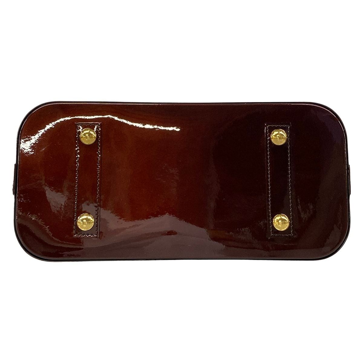 Louis Vuitton Handbag Monogram Vernis Alma PM Amarante Leather — view 5