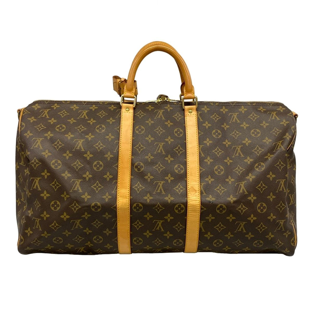 Louis Vuitton Boston Bag Monogram Keepall Bandouliere 55 — view 3