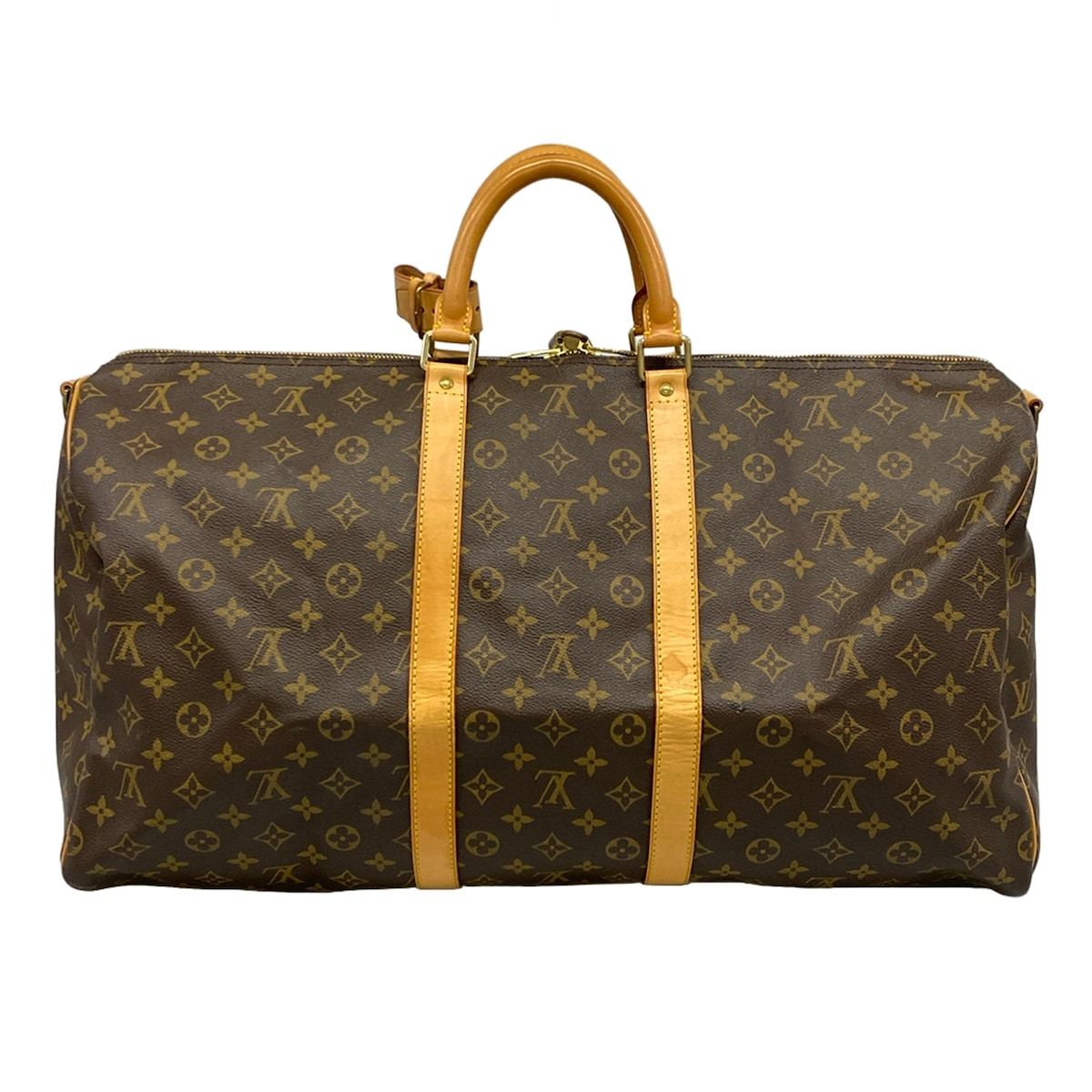 Louis Vuitton Boston Bag Monogram Keepall Bandouliere 55 — view 3