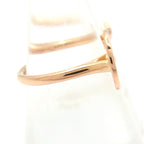 Hermes Ring Gambade Double 18k Pink Gold Diamond 2D — view 2
