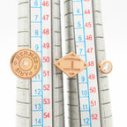 Hermes Ring Gambade Double 18k Pink Gold Diamond 2D — view 8