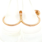 Hermes Ring Gambade Double 18k Pink Gold Diamond 2D — view 3