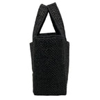 Loewe Tote Bag Font Small Black Basket Leather — view 4