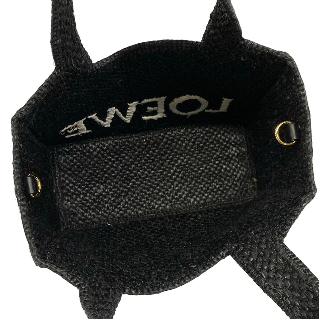 Loewe Tote Bag Font Small Black Basket Leather — view 7