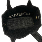 Loewe Tote Bag Font Small Black Basket Leather — view 7