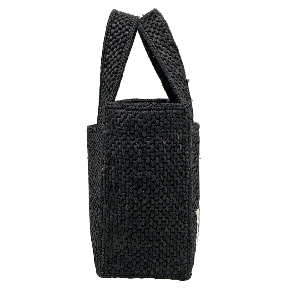 Loewe Tote Bag Font Small Black Basket Leather — view 2