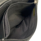 Chanel Wallet Half Moon Black Chain Silver Lambskin Shoulder Bag — view 5