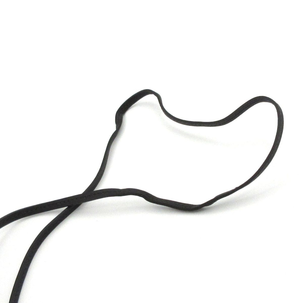 Hermes Necklace Clochette Leather Black Brown — view 6