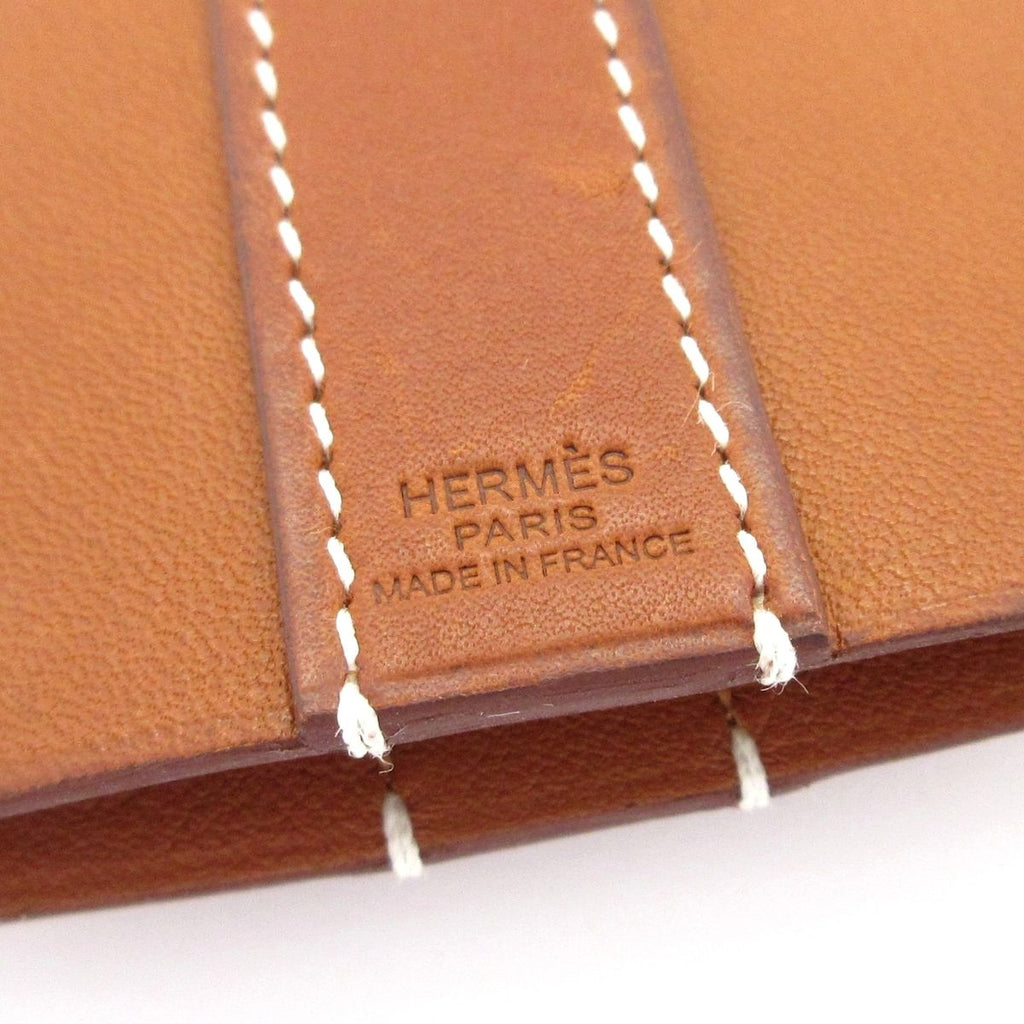 Hermes Necklace Clochette Leather Black Brown — view 4
