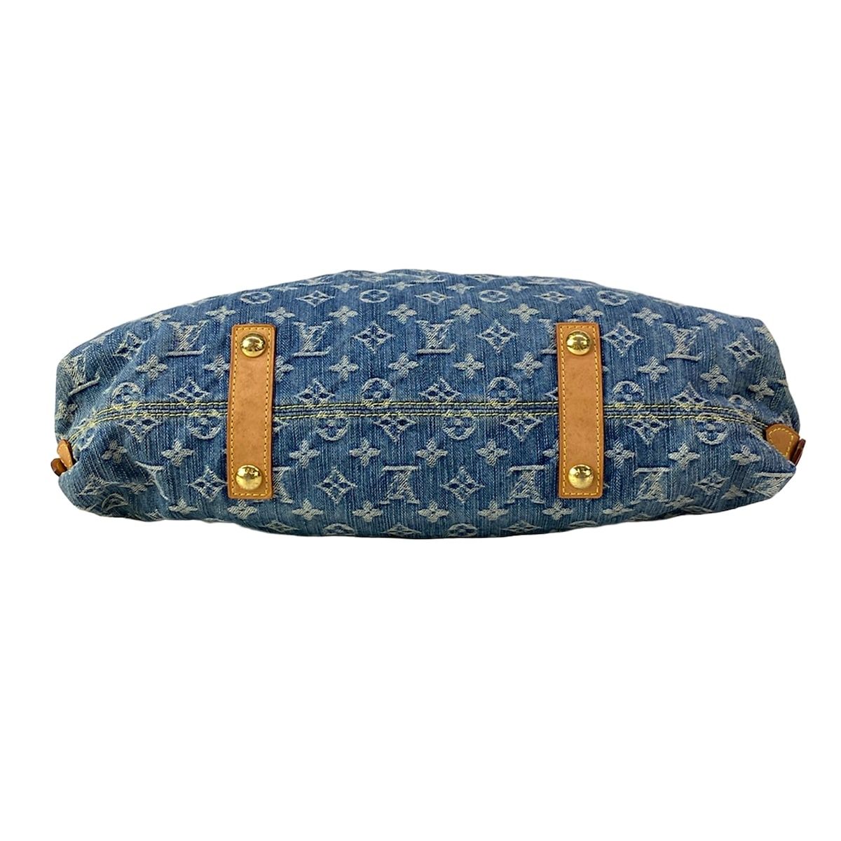 Louis Vuitton Handbag Monogram Denim Neo Cabby MM Blue Cotton — view 5