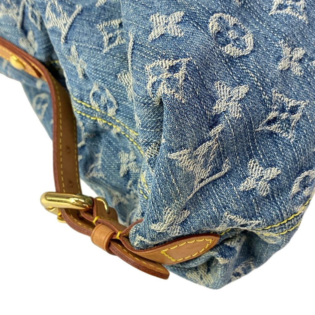 Louis Vuitton Handbag Monogram Denim Neo Cabby MM Blue Cotton — view 8