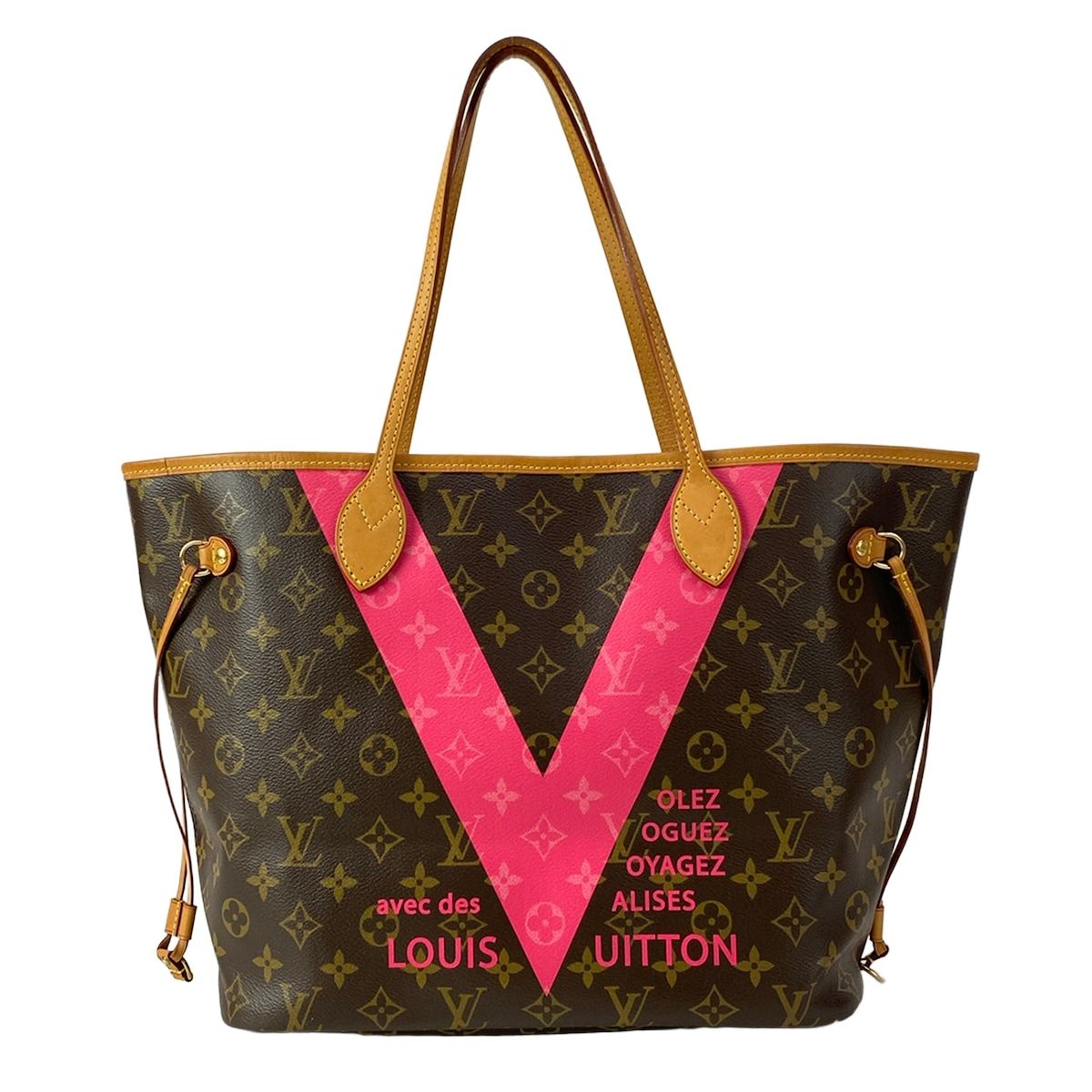 Louis Vuitton Tote Bag Monogram Neverfull MM Grenat