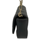 Dior Shoulder Bag Cannage Stitch Black Chain Smartphone Pochette Lambskin — view 4