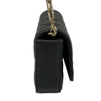 Dior Shoulder Bag Cannage Stitch Black Chain Smartphone Pochette Lambskin — view 2