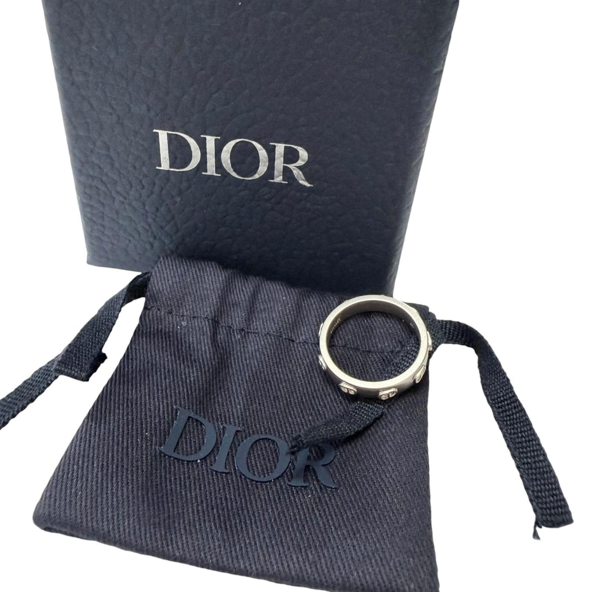 Dior Homme CD Icon Ring Silver — view 2