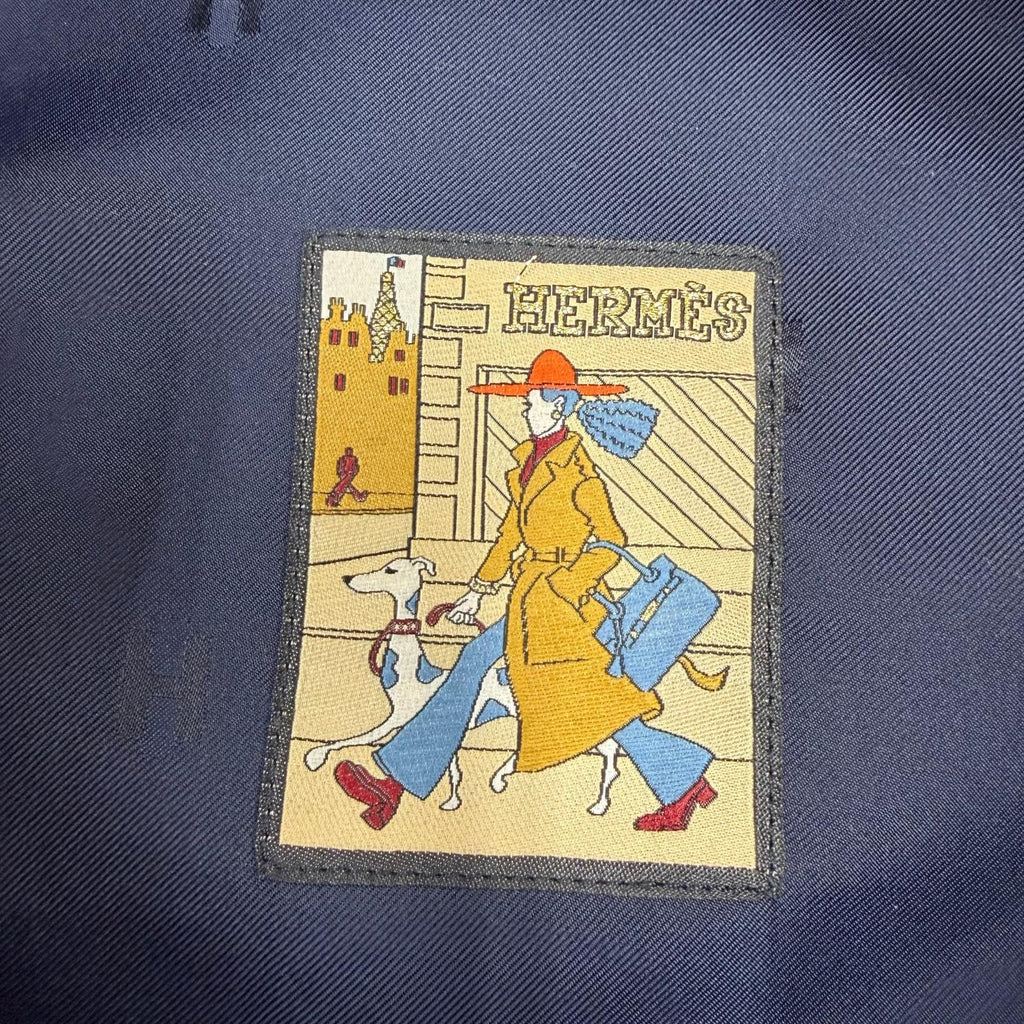 Hermes Saint Honore Clou de Selle Cashmere 100% Charboncinet Parisienne Patch — view 8