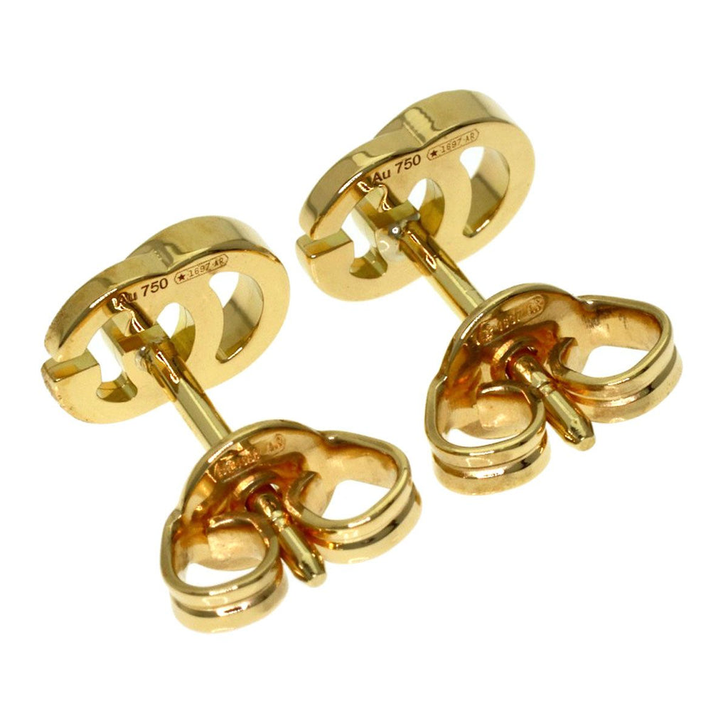 Gucci GG Running Earrings 18k Yellow Gold — view 2